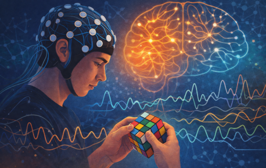 The Electrocortical Activity of Athletes During Rubik's Cube Assembly